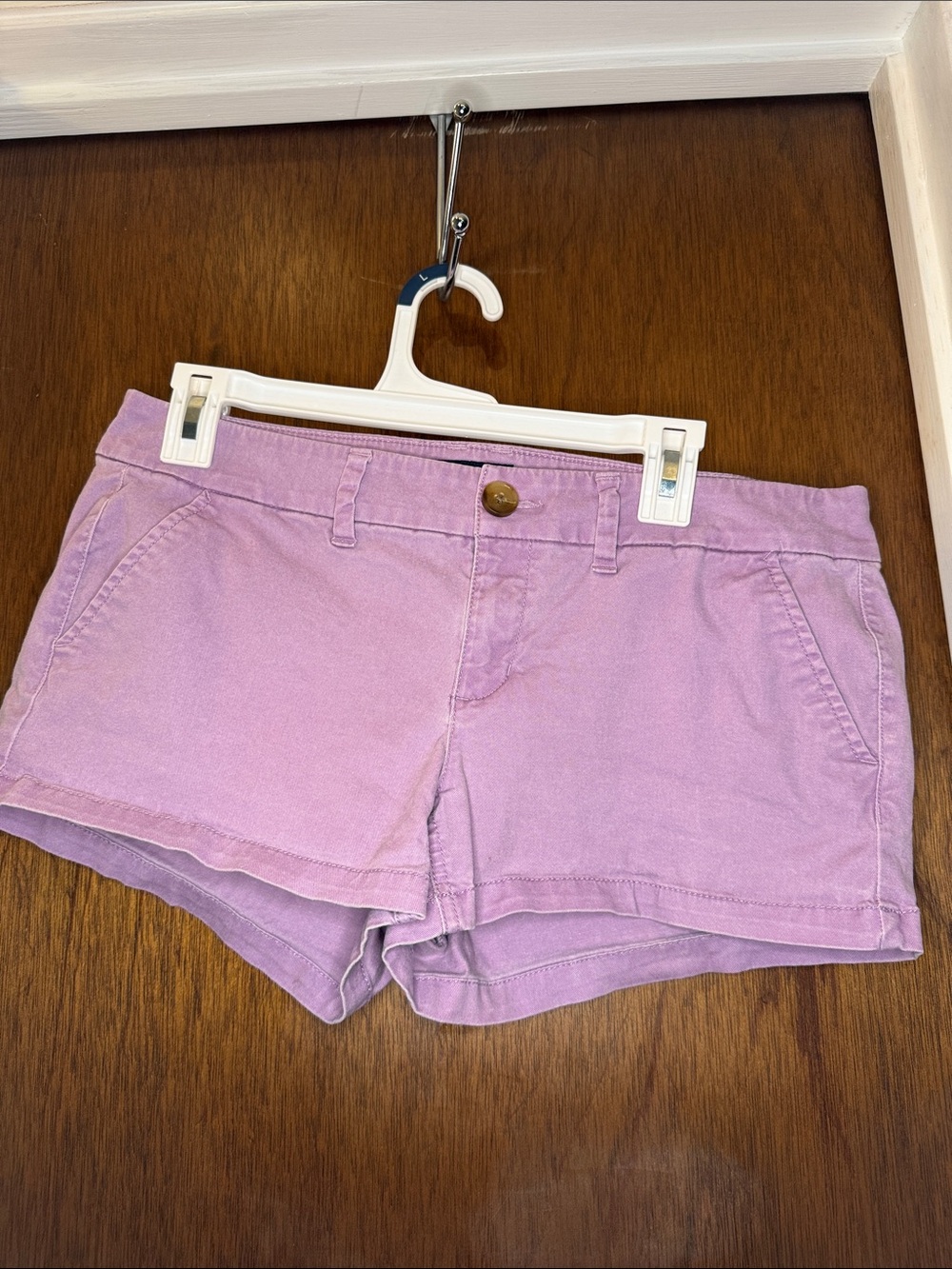 American Eagle Outfitters Lavender Casual Jean Shorts